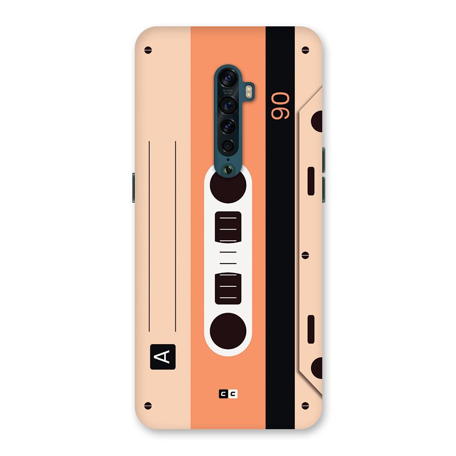 Retro Cassete Back Case for Oppo Reno2