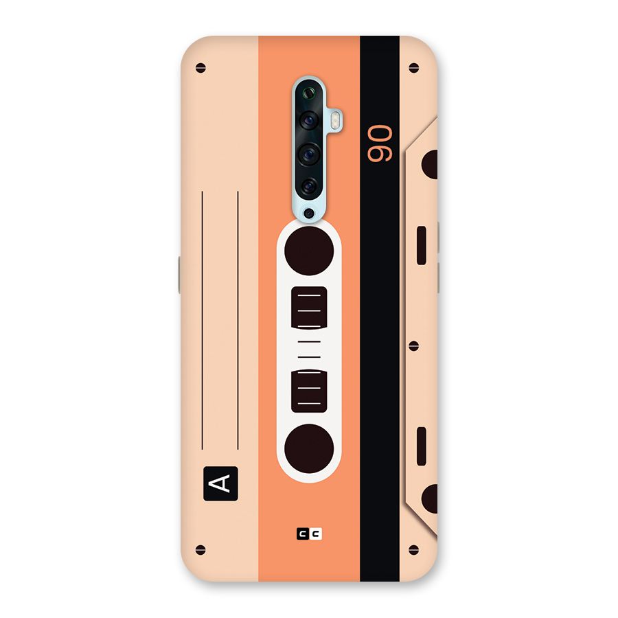 Retro Cassete Back Case for Oppo Reno2 Z
