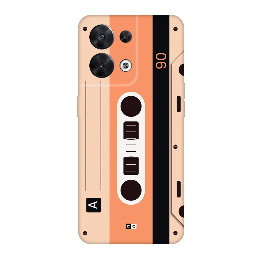 Retro Cassete Back Case for Oppo Reno8 5G
