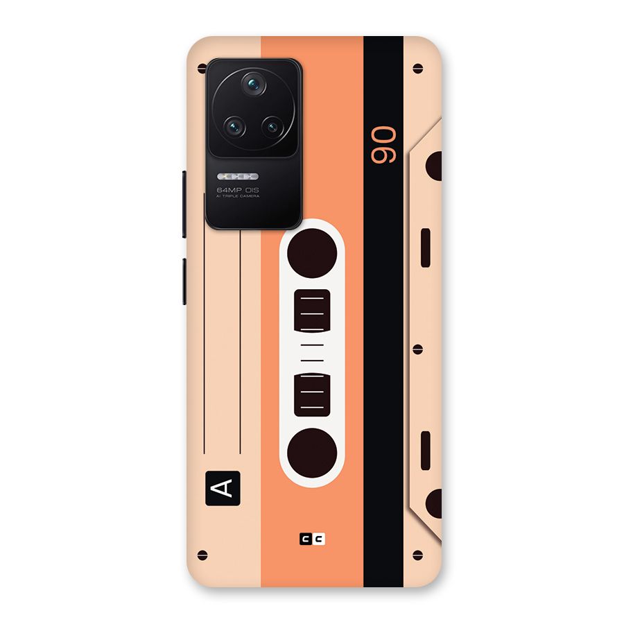 Retro Cassete Back Case for Poco F4 5G