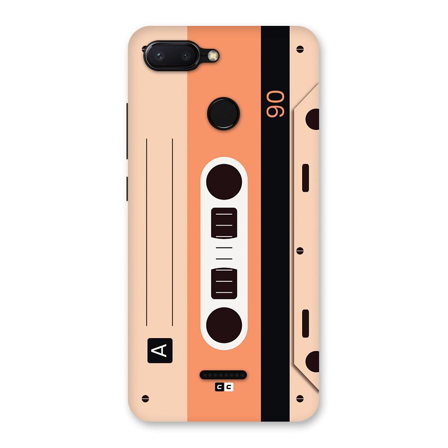 Retro Cassete Back Case for Redmi 6