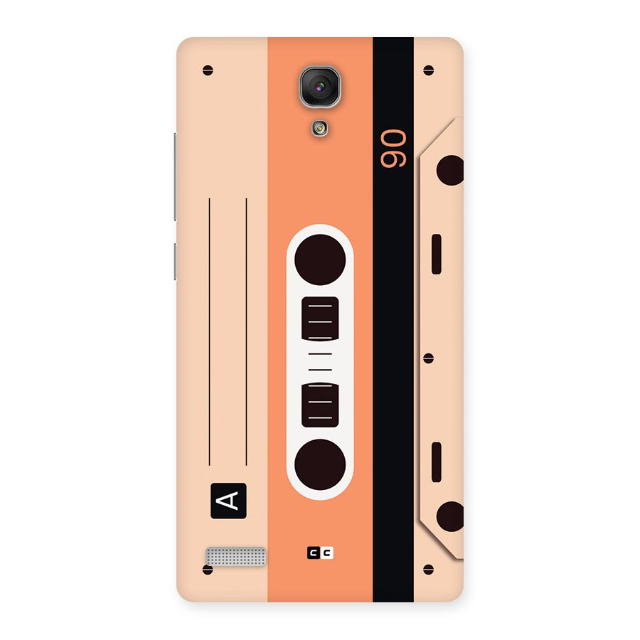 Retro Cassete Back Case for Redmi Note Prime
