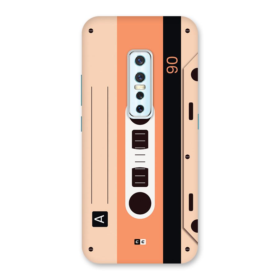 Retro Cassete Back Case for Vivo V17 Pro