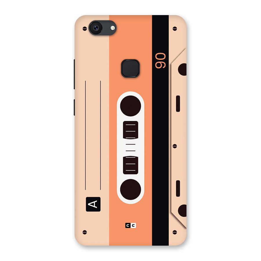 Retro Cassete Back Case for Vivo V7 Plus