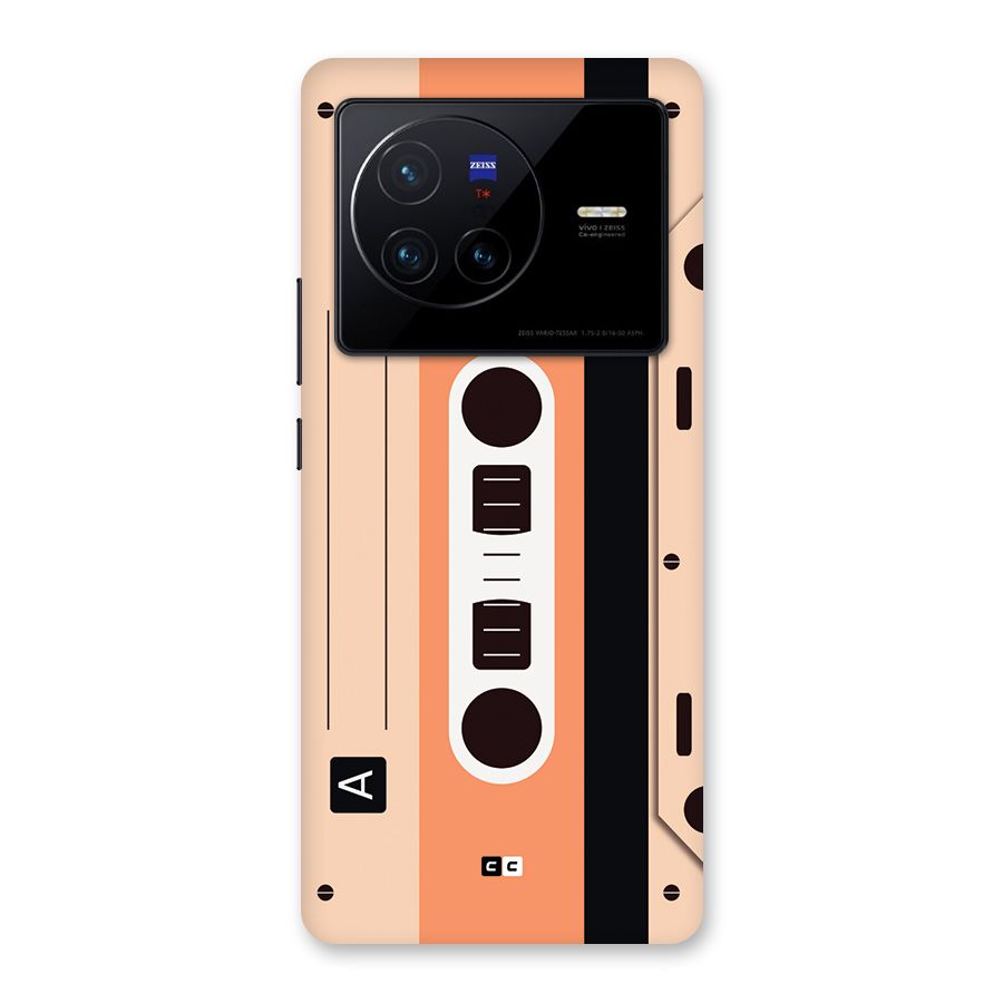 Retro Cassete Back Case for Vivo X80