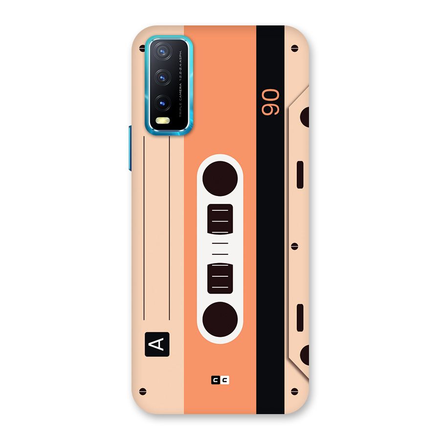 Retro Cassete Back Case for Vivo Y20G