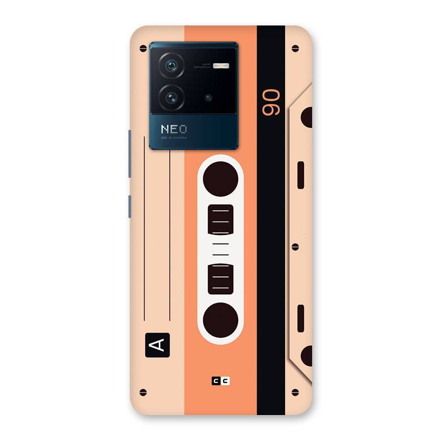 Retro Cassete Back Case for Vivo iQOO Neo 6 5G
