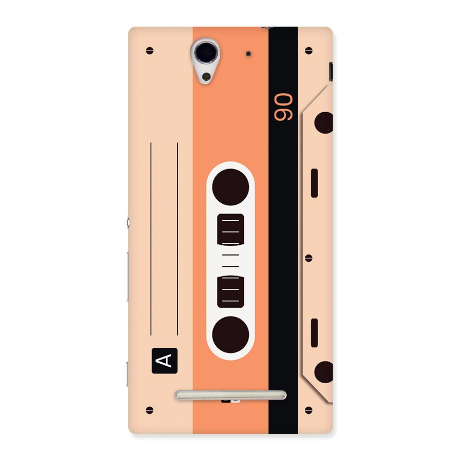 Retro Cassete Back Case for Xperia C3