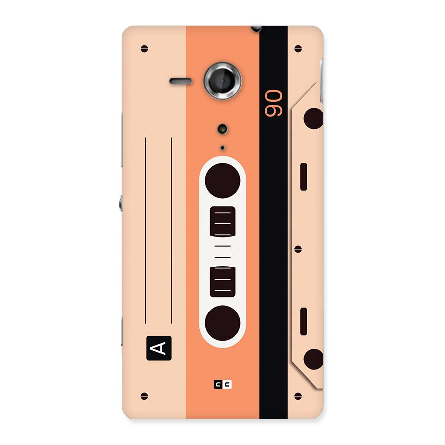 Retro Cassete Back Case for Xperia Sp