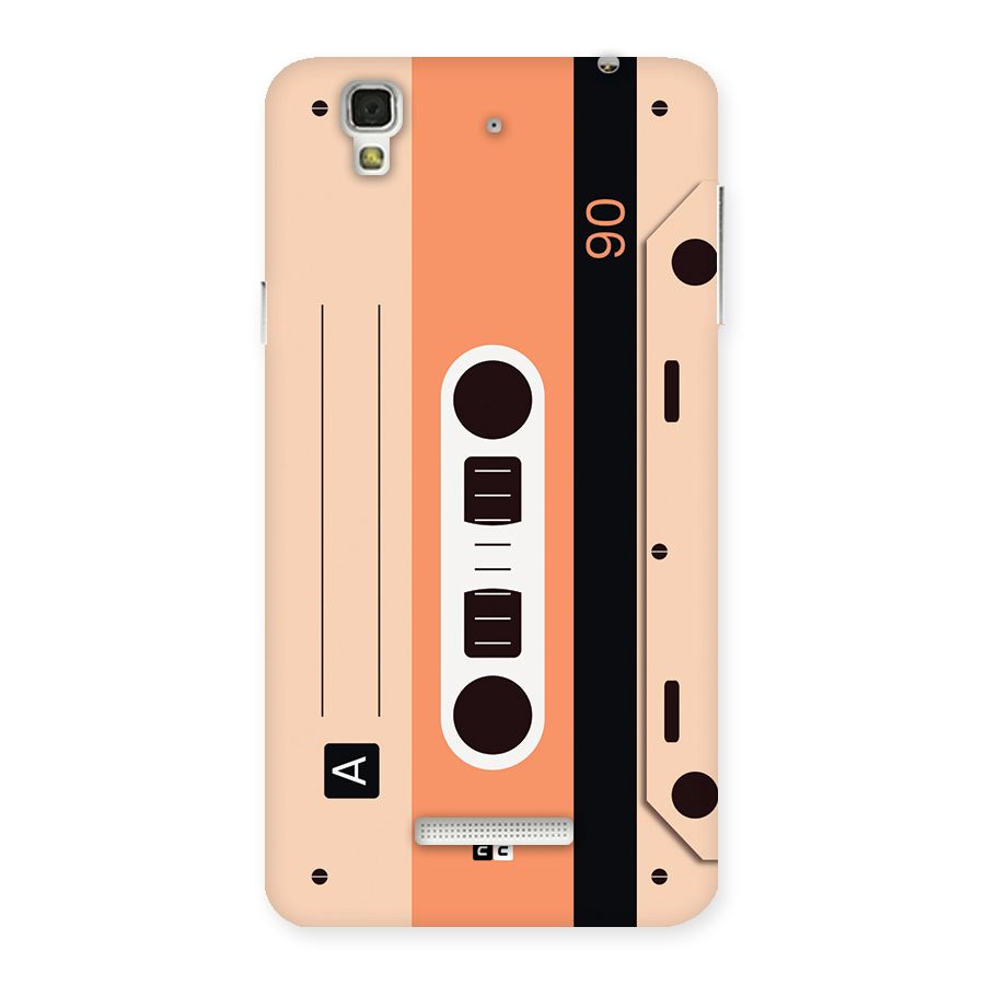 Retro Cassete Back Case for YU Yureka Plus