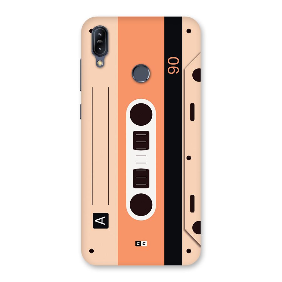 Retro Cassete Back Case for Zenfone Max M2