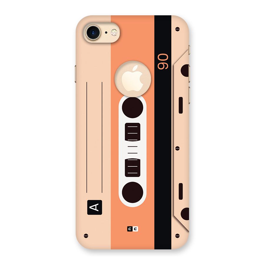 Retro Cassete Back Case for iPhone 7 Logo Cut