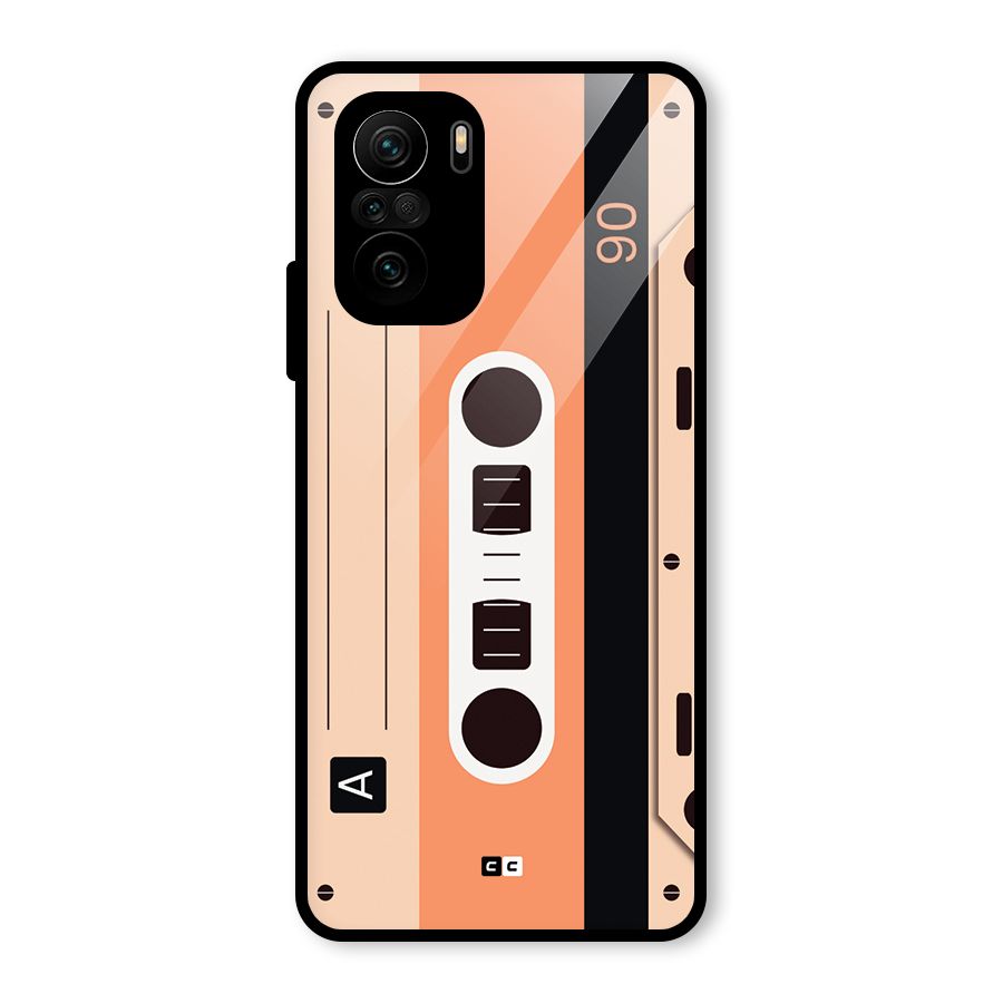 Retro Cassete Glass Back Case for Mi 11X Pro