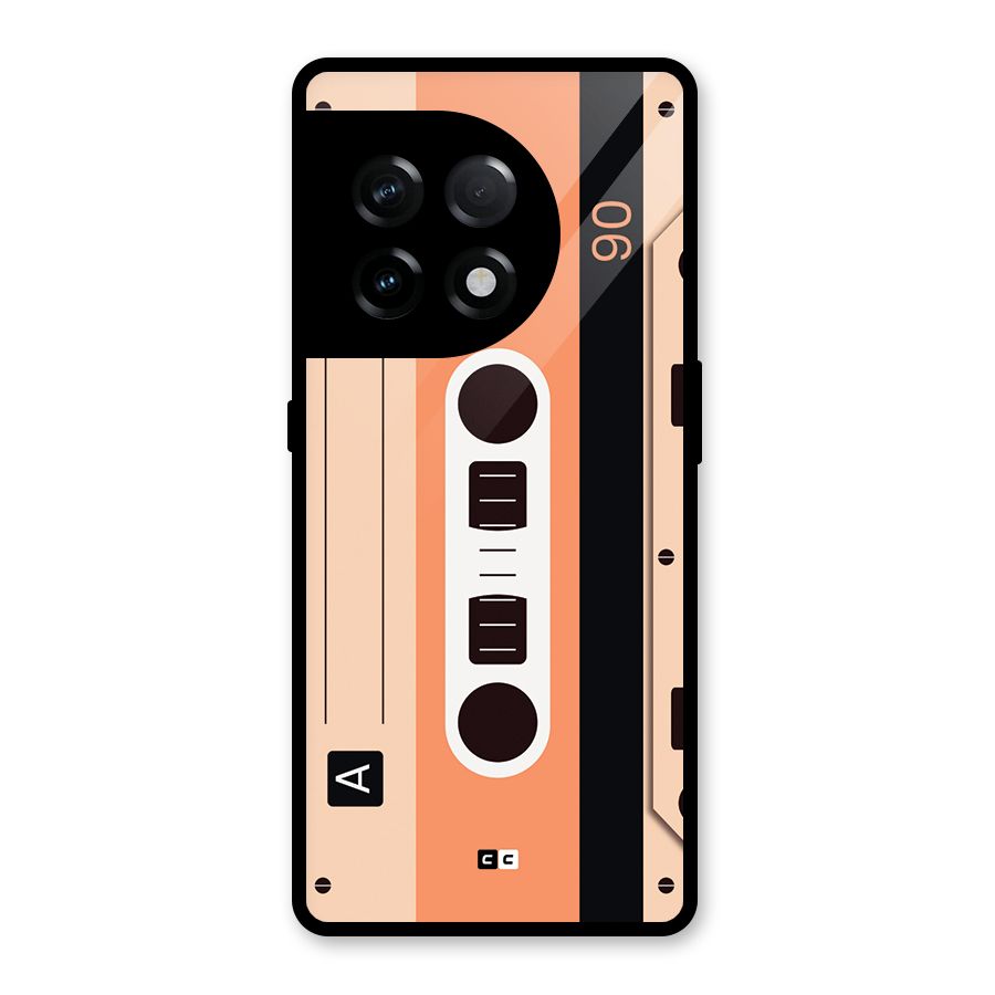 Retro Cassete Glass Back Case for OnePlus 11R