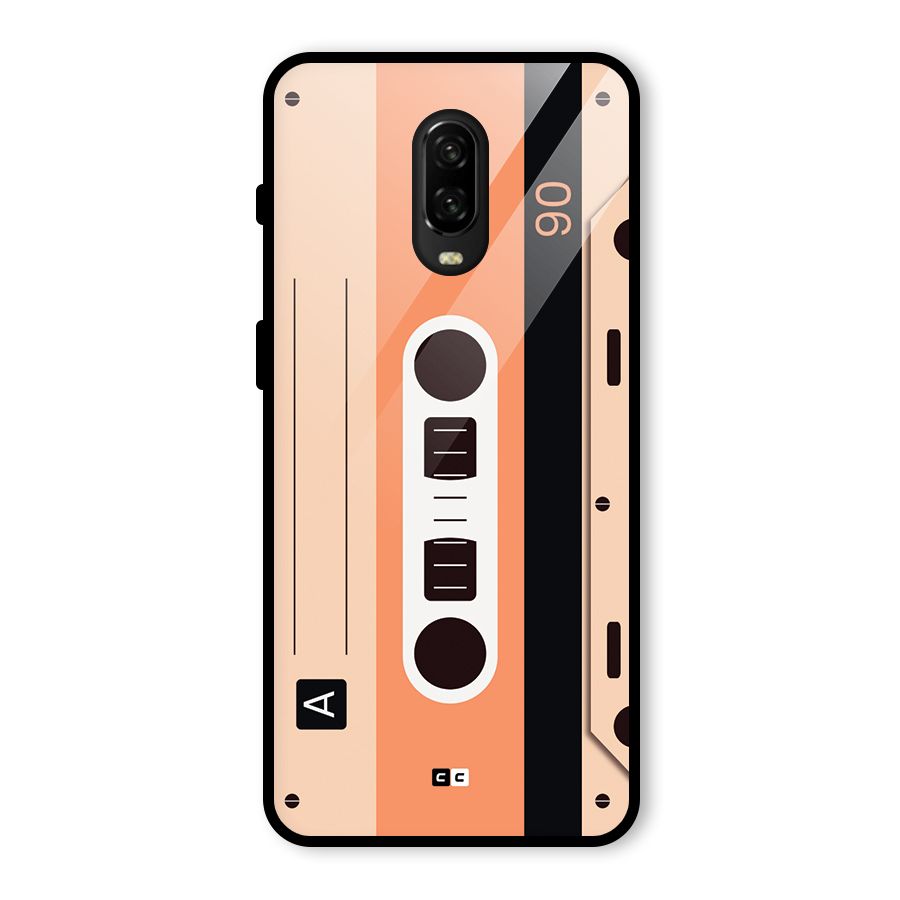 Retro Cassete Glass Back Case for OnePlus 6T