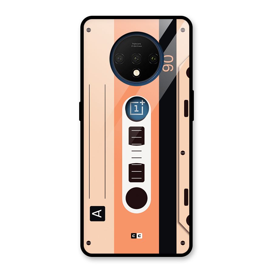 Retro Cassete Glass Back Case for OnePlus 7T