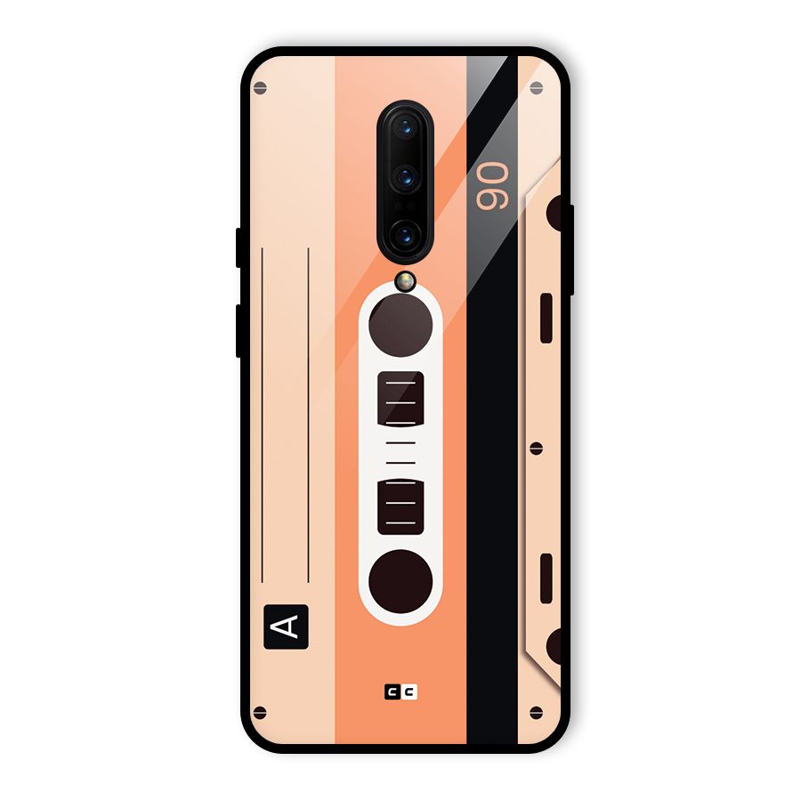 Retro Cassete Glass Back Case for OnePlus 7 Pro