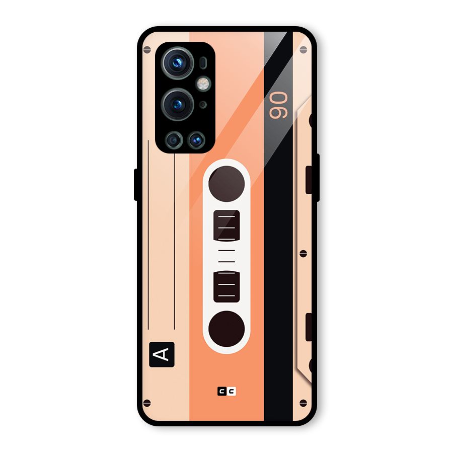 Retro Cassete Glass Back Case for OnePlus 9 Pro
