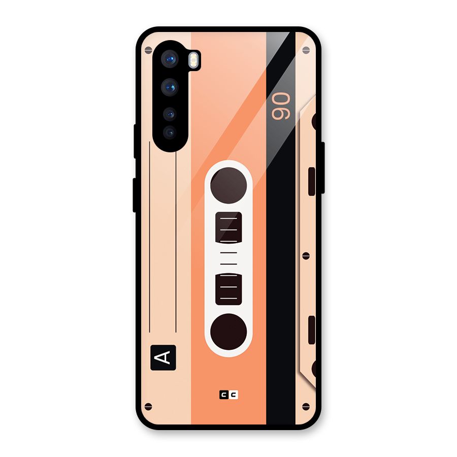 Retro Cassete Glass Back Case for OnePlus Nord