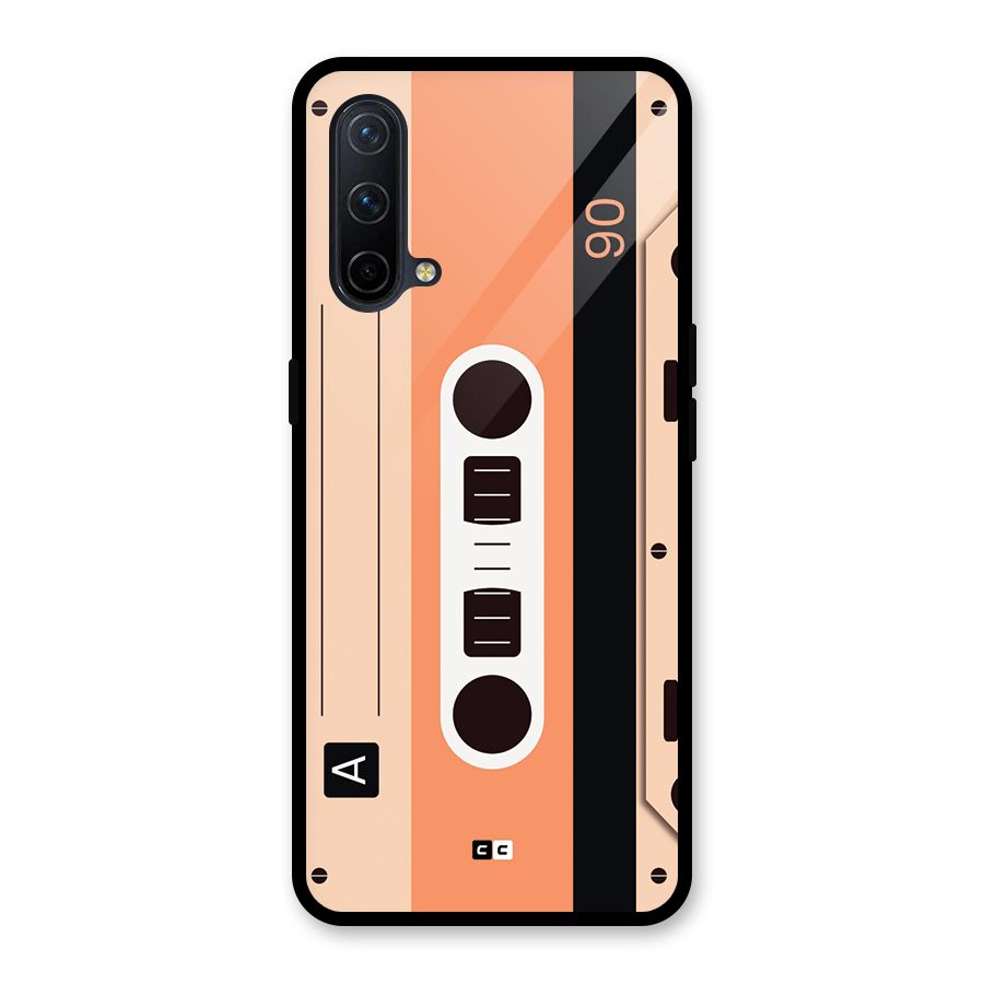 Retro Cassete Glass Back Case for OnePlus Nord CE 5G
