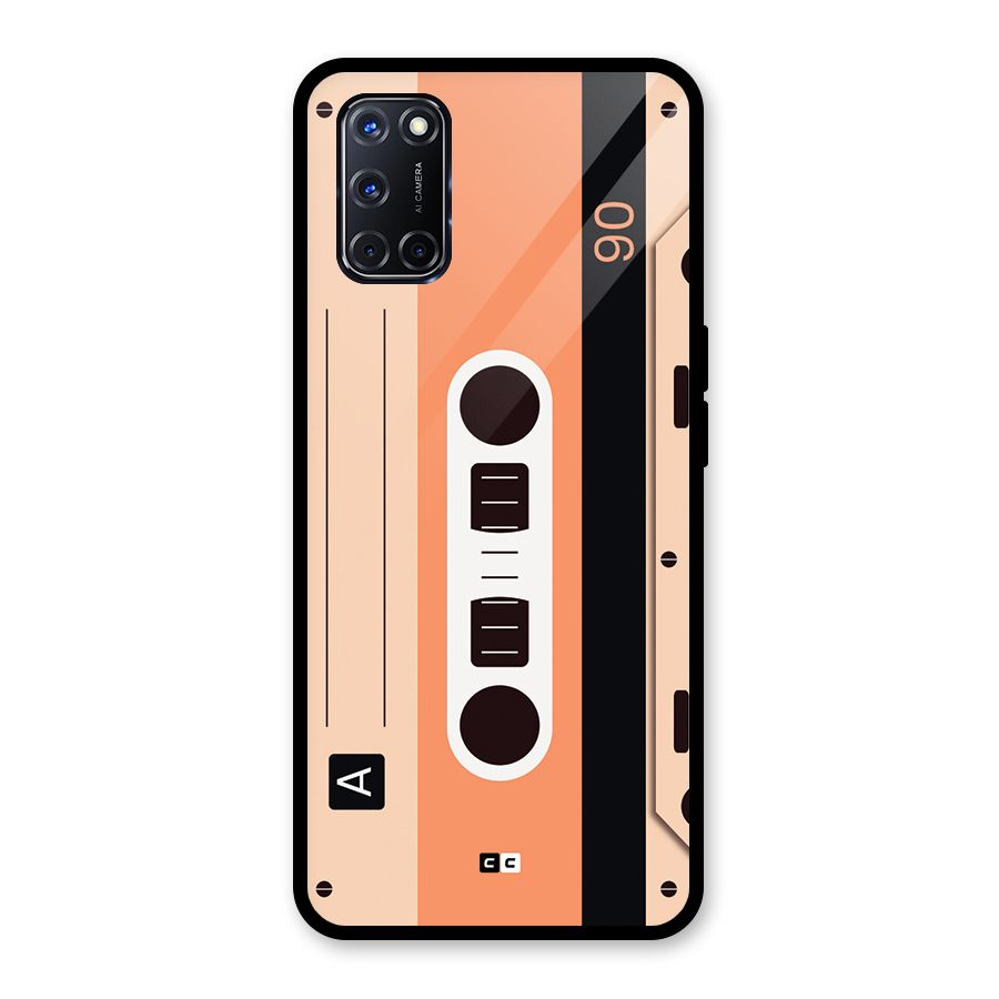 Retro Cassete Glass Back Case for Oppo A52