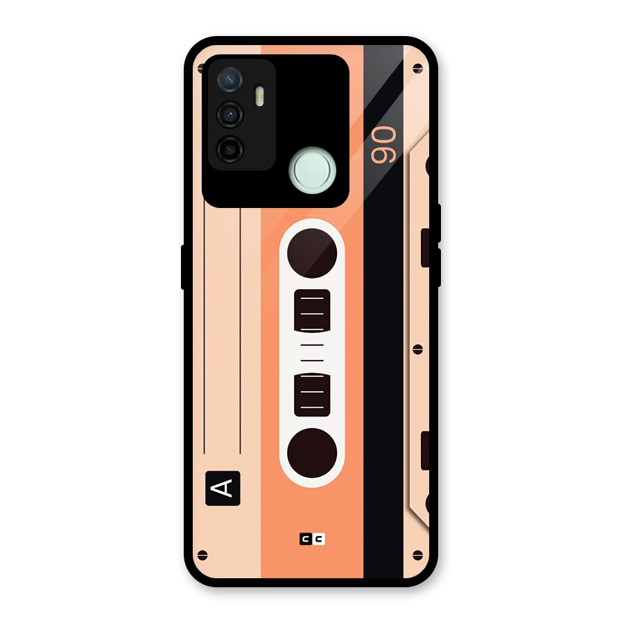 Retro Cassete Glass Back Case for Oppo A53