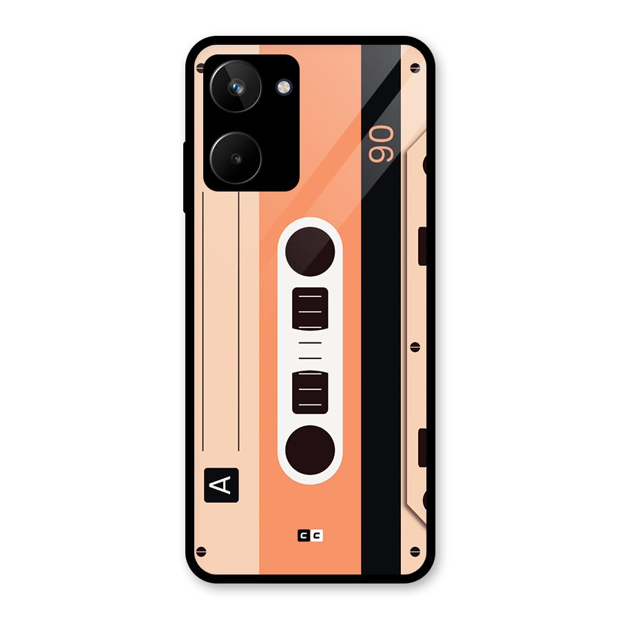 Retro Cassete Glass Back Case for Realme 10