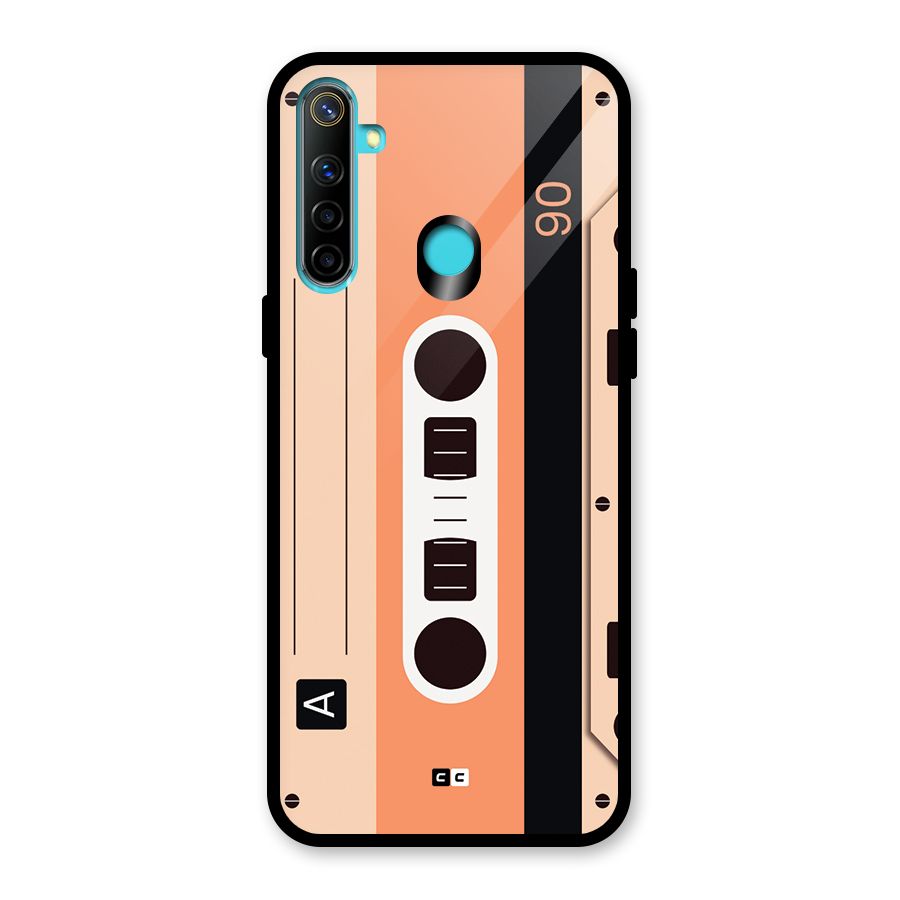 Retro Cassete Glass Back Case for Realme 5