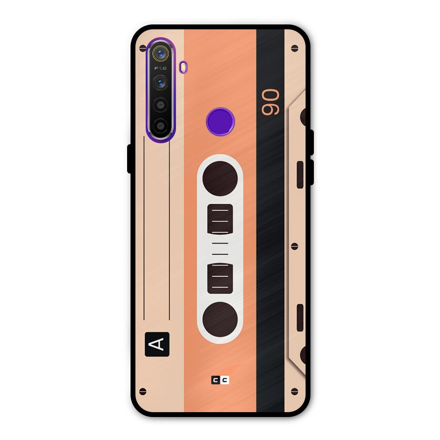 Retro Cassete Glass Back Case for Realme 5s