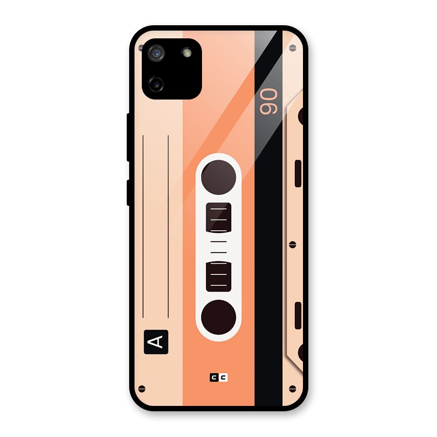 Retro Cassete Glass Back Case for Realme C11