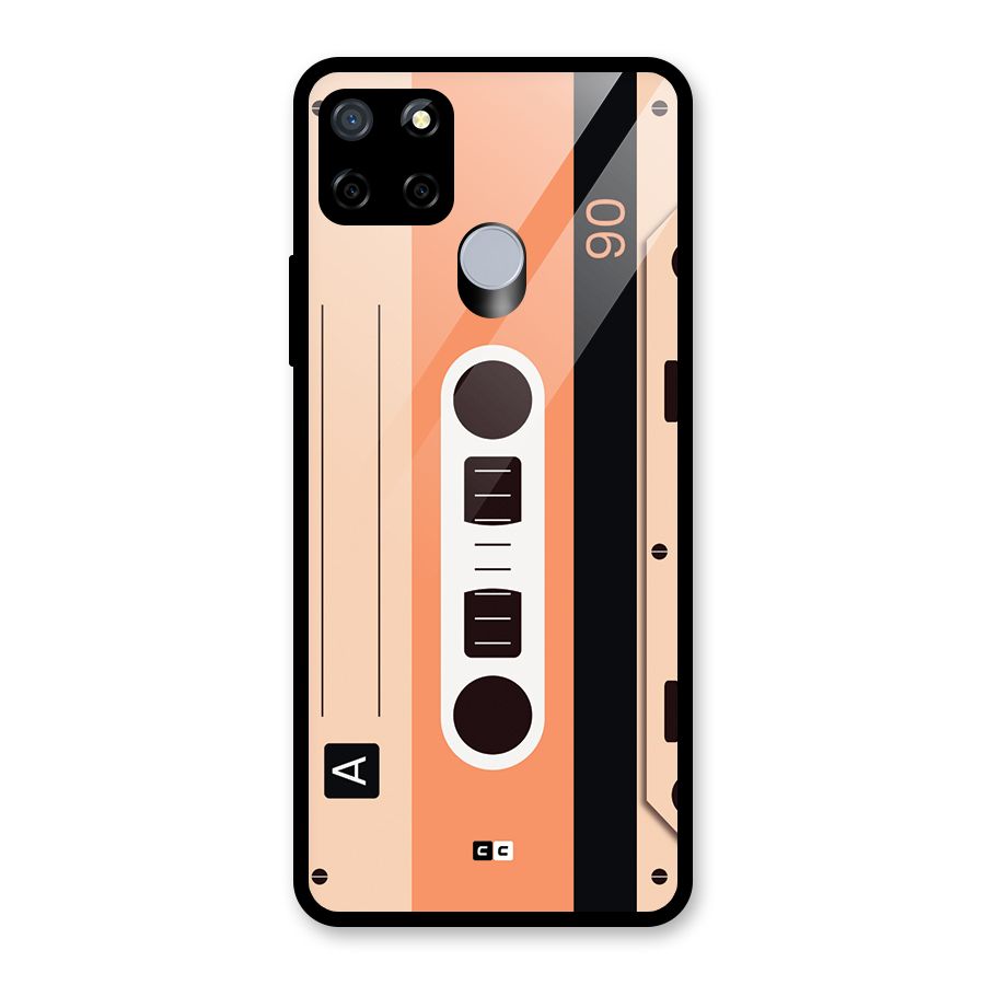 Retro Cassete Glass Back Case for Realme C12