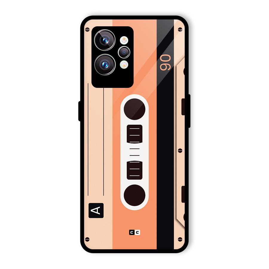 Retro Cassete Glass Back Case for Realme GT2 Pro