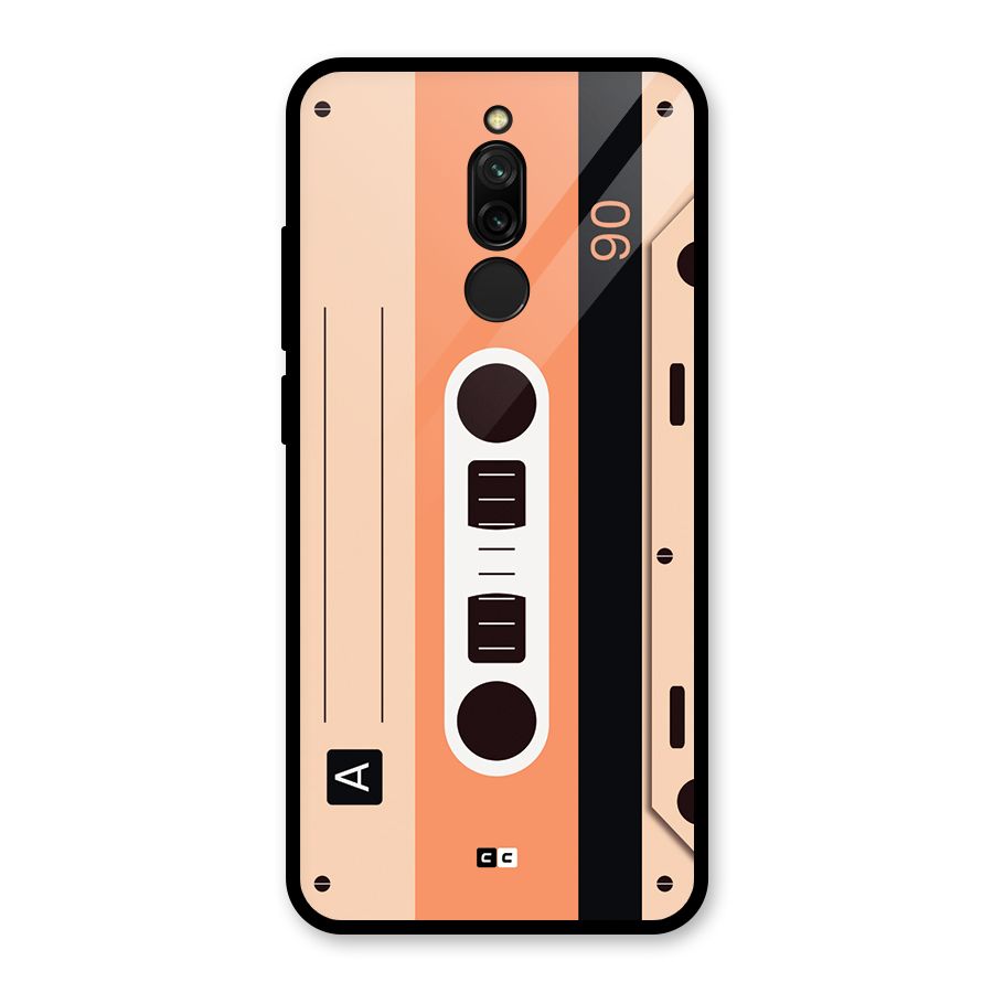Retro Cassete Glass Back Case for Redmi 8