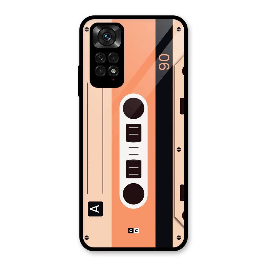 Retro Cassete Glass Back Case for Redmi Note 11S