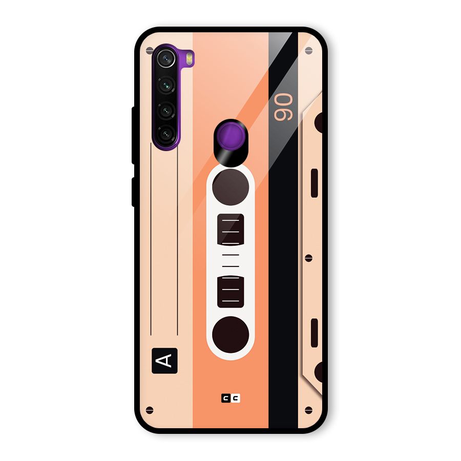 Retro Cassete Glass Back Case for Redmi Note 8