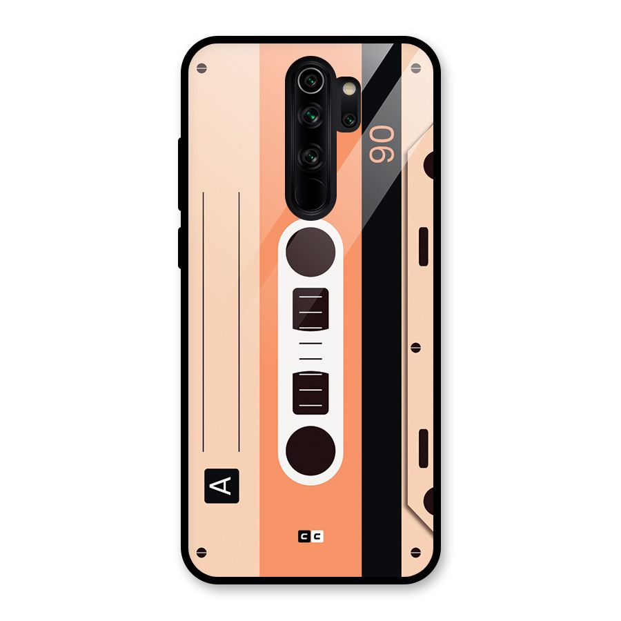 Retro Cassete Glass Back Case for Redmi Note 8 Pro