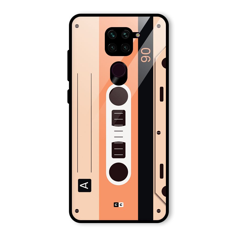 Retro Cassete Glass Back Case for Redmi Note 9