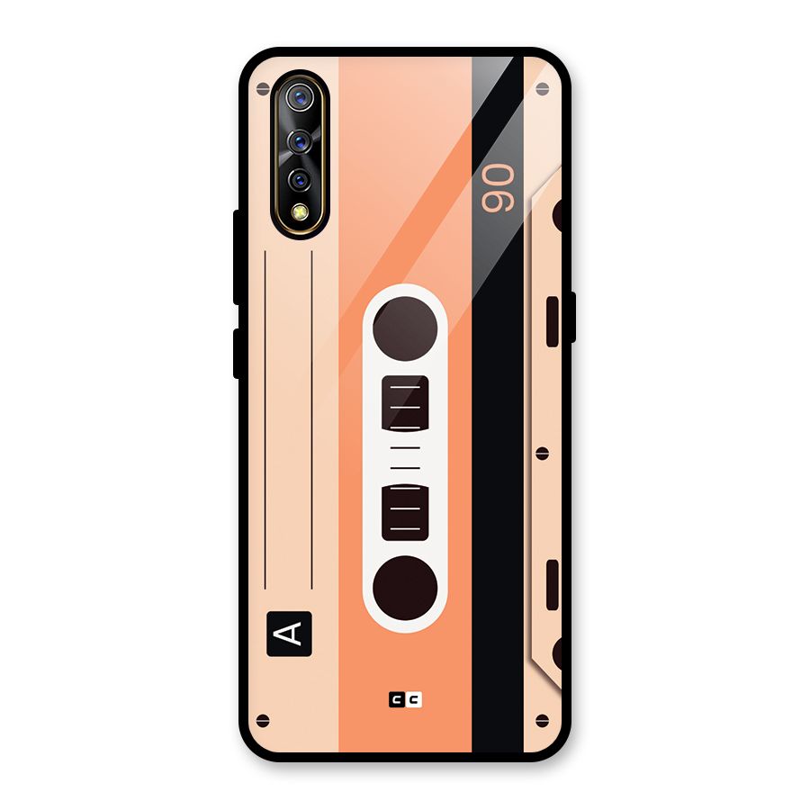 Retro Cassete Glass Back Case for Vivo S1