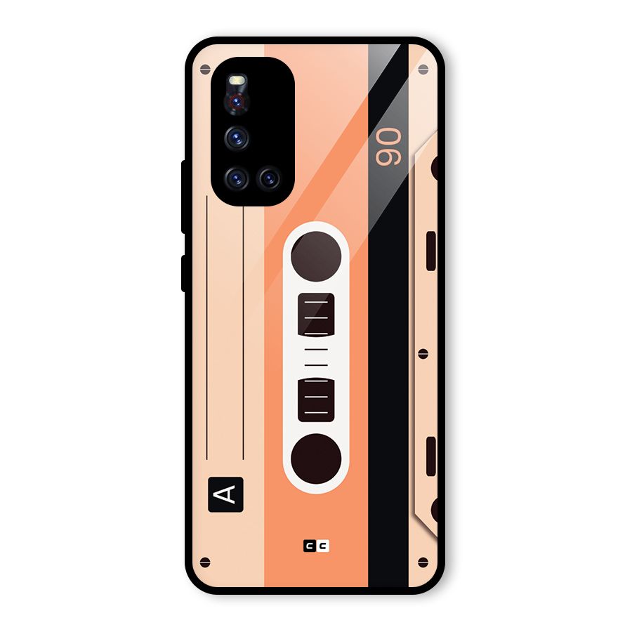 Retro Cassete Glass Back Case for Vivo V19