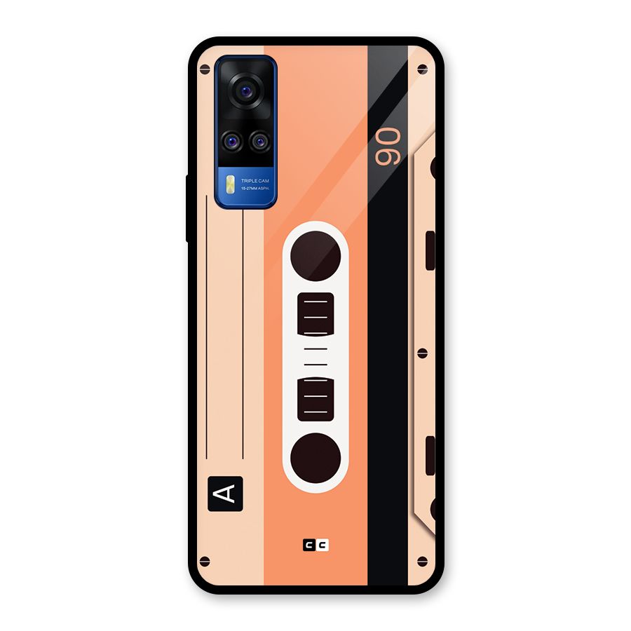 Retro Cassete Glass Back Case for Vivo Y31
