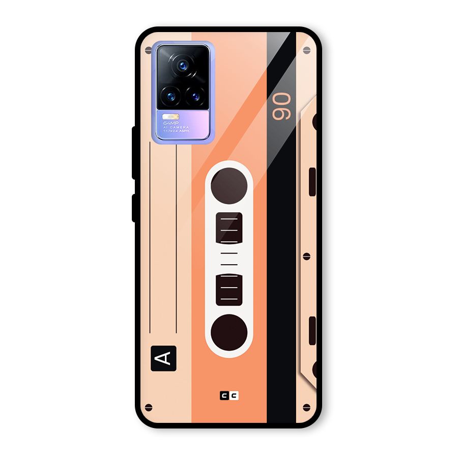Retro Cassete Glass Back Case for Vivo Y73