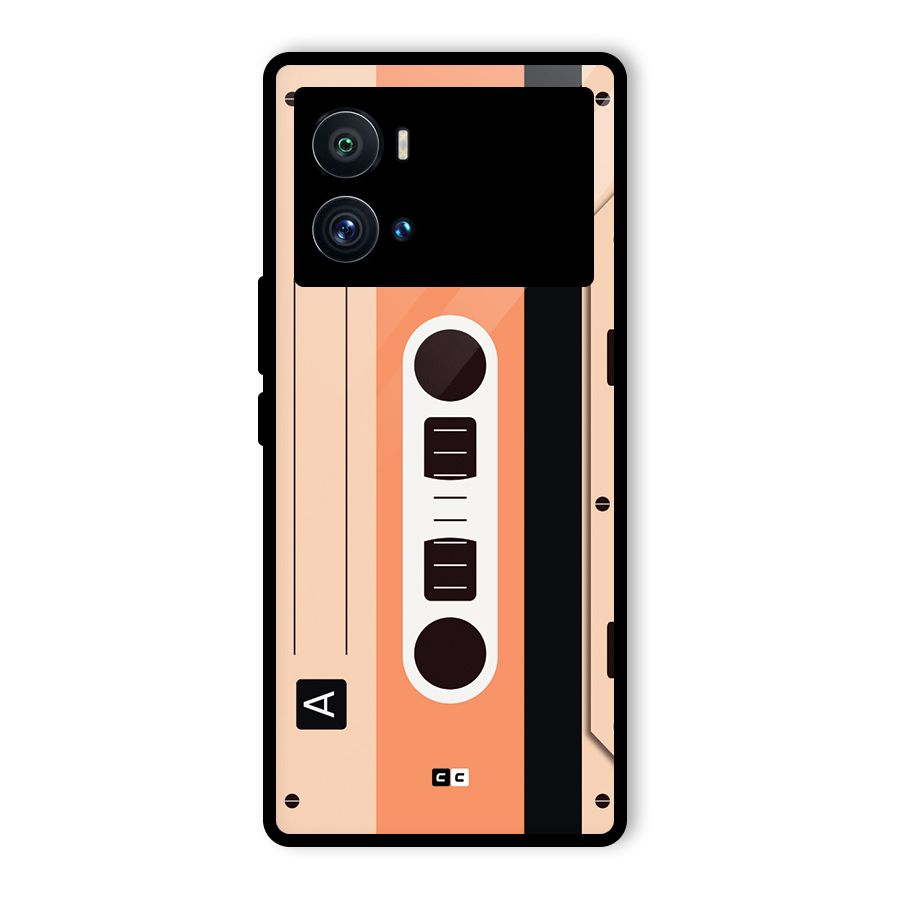 Retro Cassete Glass Back Case for Vivo iQOO 9 Pro