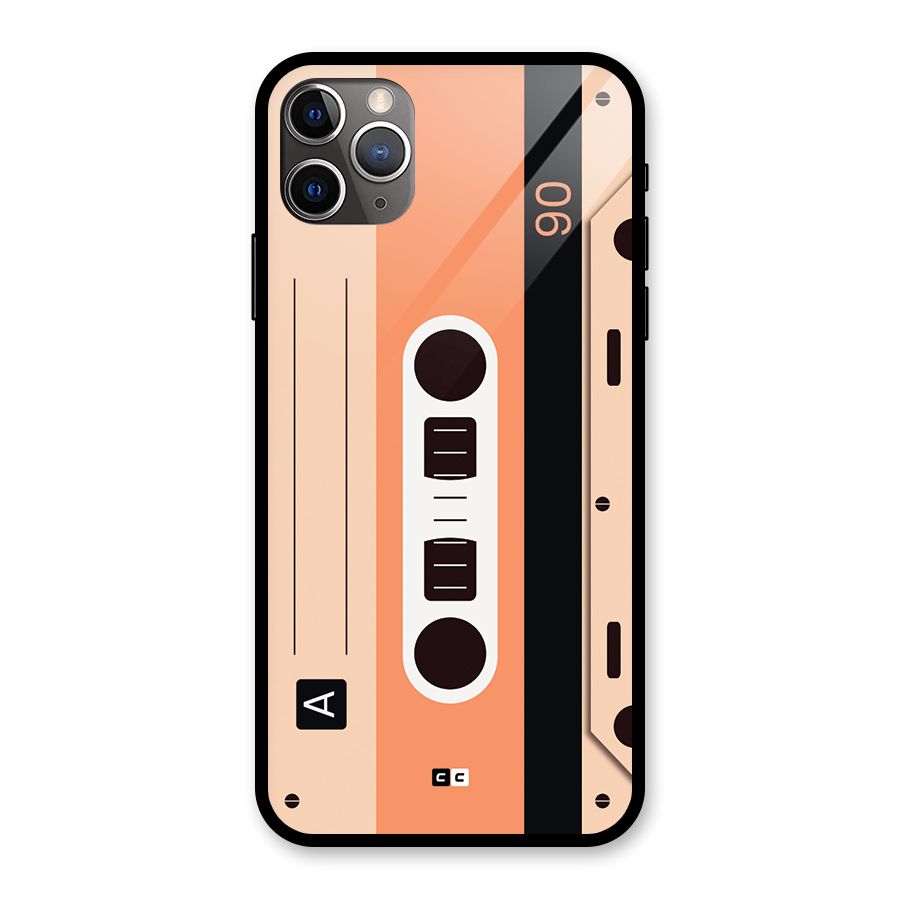 Retro Cassete Glass Back Case for iPhone 11 Pro Max