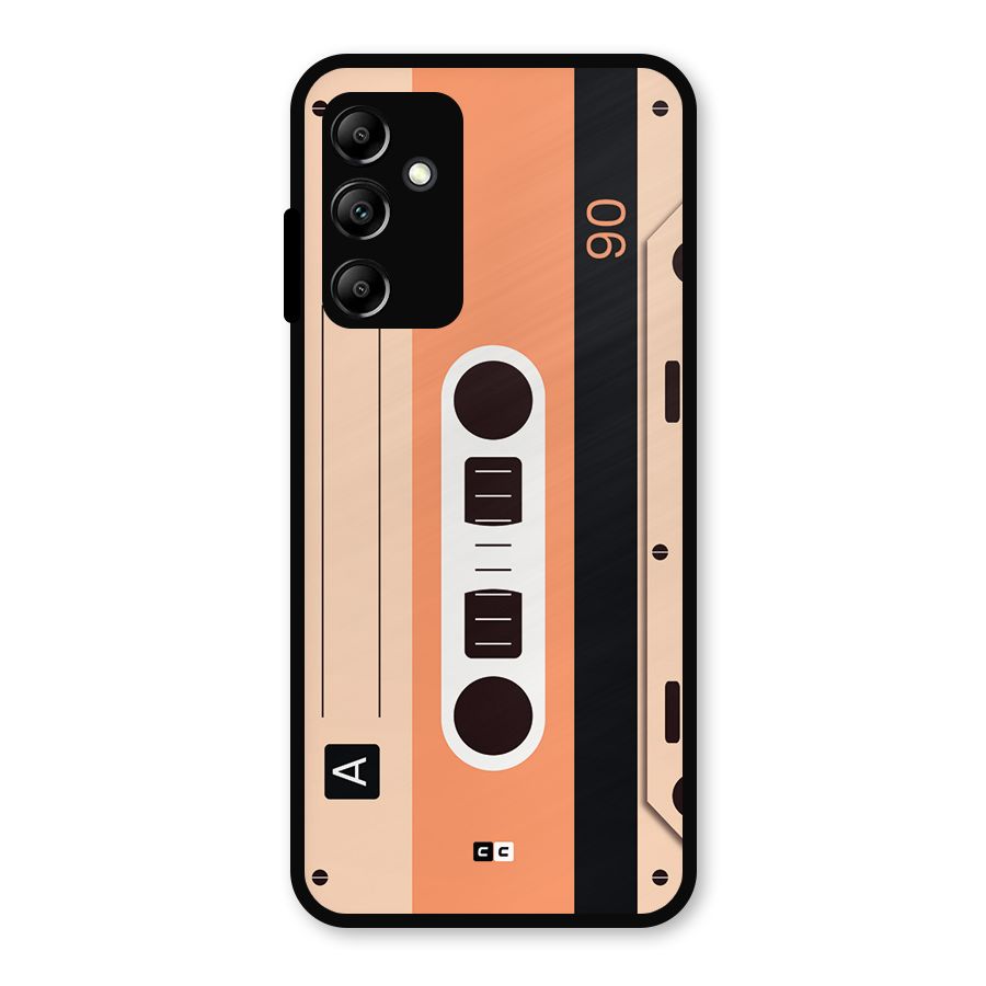 Retro Cassete Metal Back Case for Galaxy A14 5G