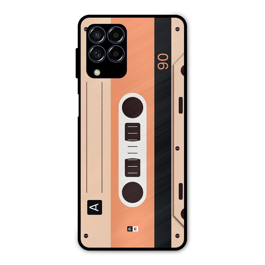 Retro Cassete Metal Back Case for Galaxy M53 5G