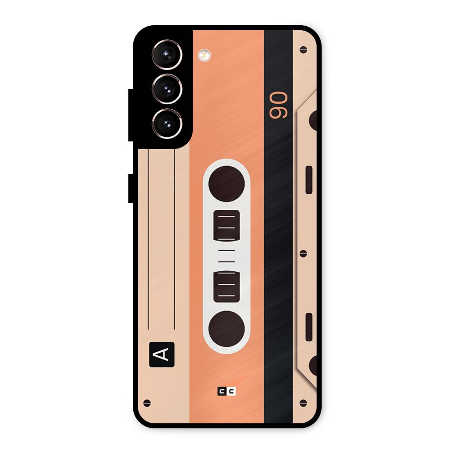 Retro Cassete Metal Back Case for Galaxy S21 5G