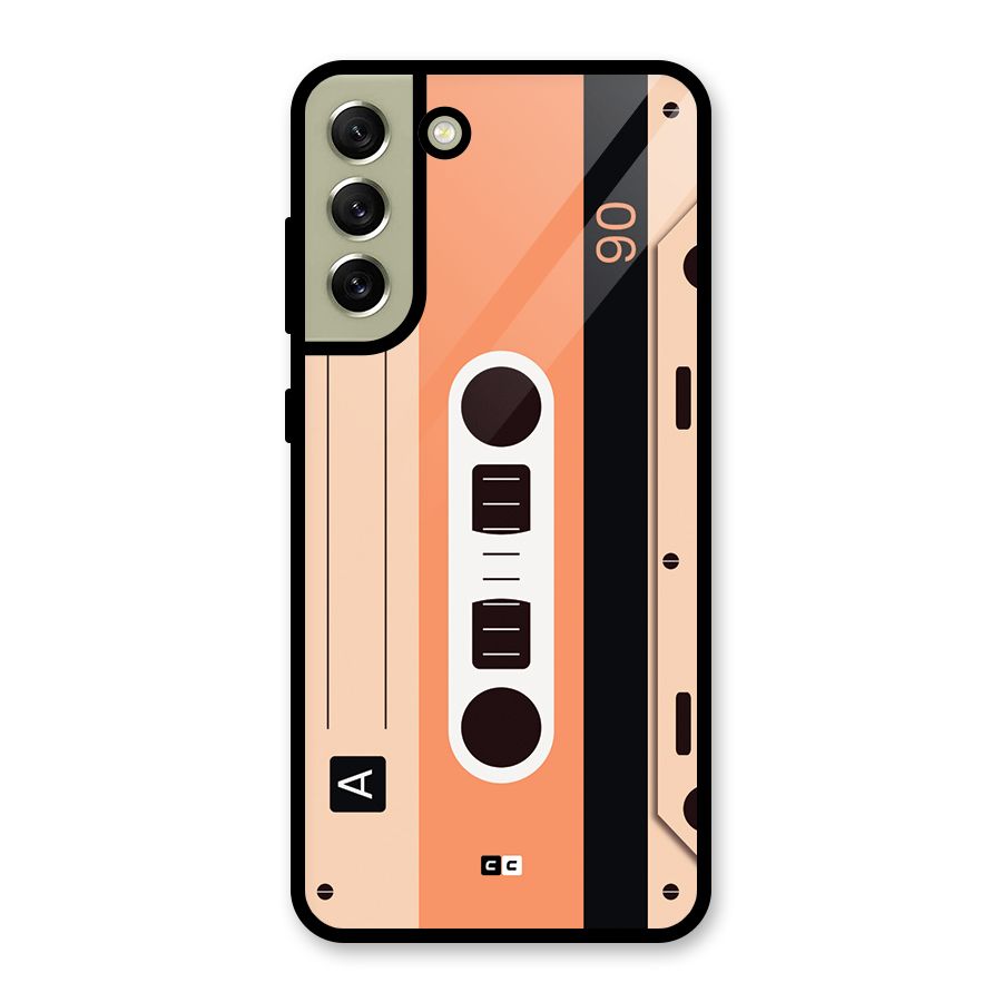 Retro Cassete Metal Back Case for Galaxy S21 FE 5G (2023)