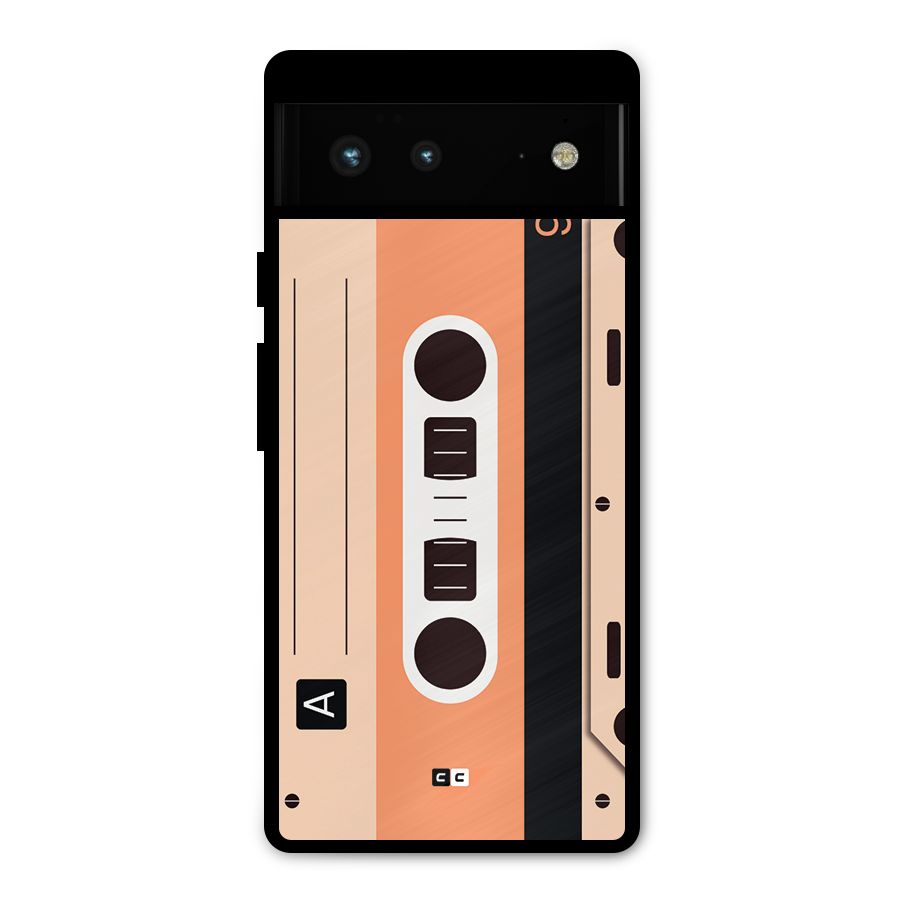 Retro Cassete Metal Back Case for Google Pixel 6