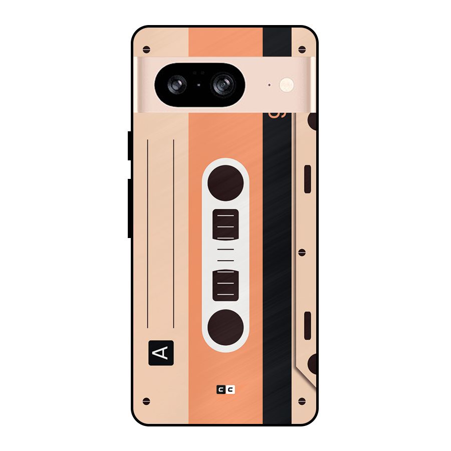 Retro Cassete Metal Back Case for Google Pixel 8
