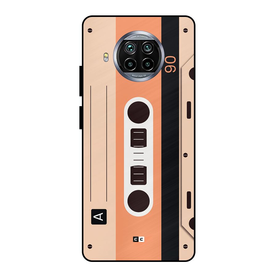 Retro Cassete Metal Back Case for Mi 10i